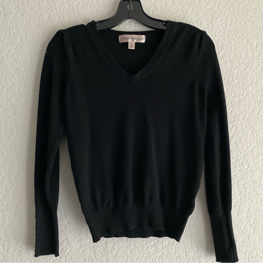 Catherine Malandrino Black Sweater